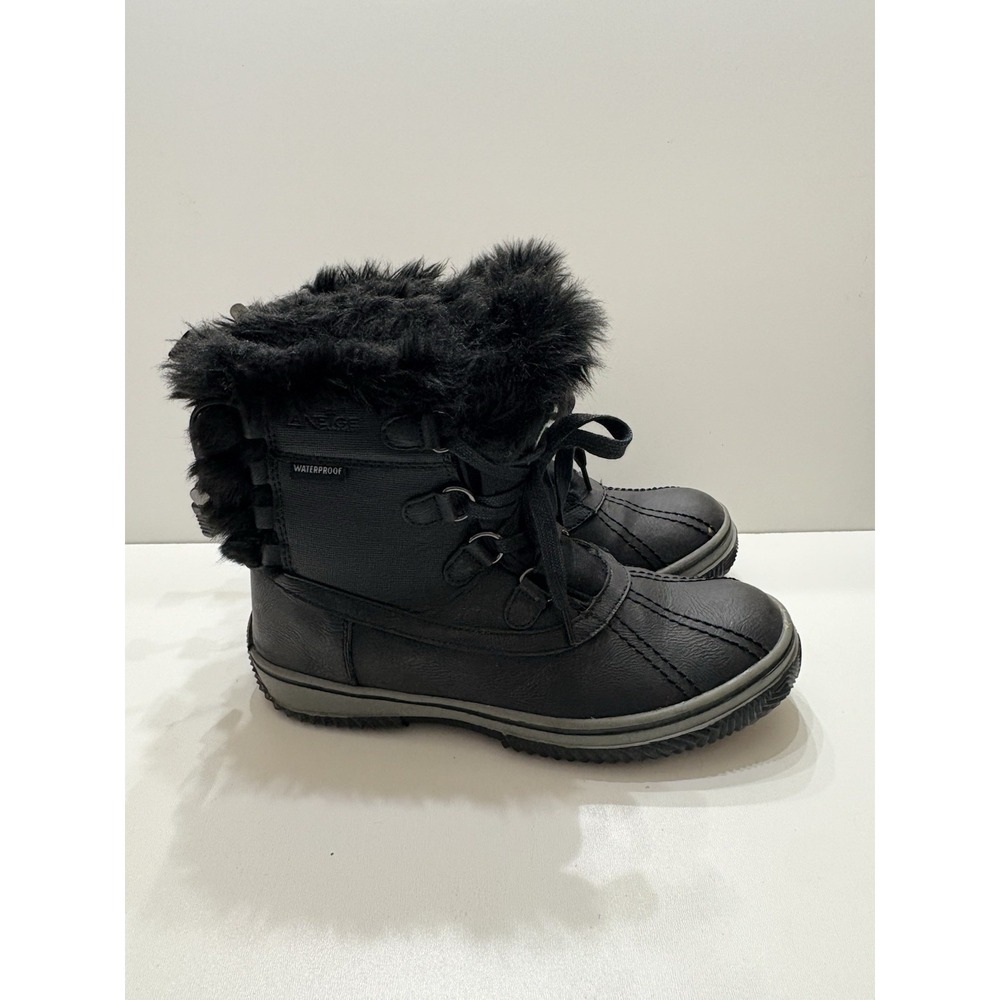 Laneige By Pajar Canadian Winter Snow Boots Women's Size 9.5 Black Lined Warm